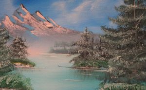 Landschaft Oil